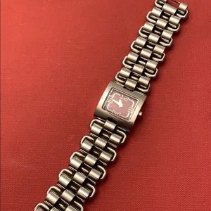 D&G silver watch in used condition